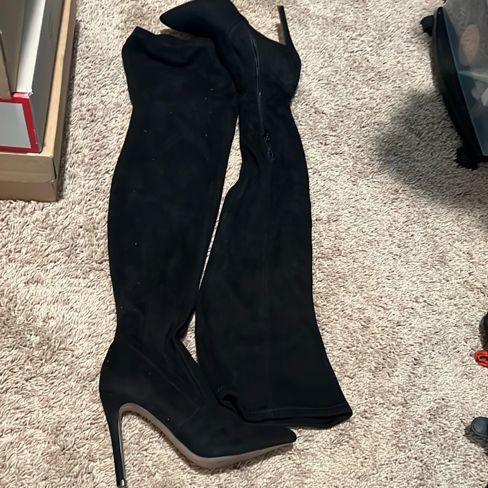 Thigh High Suede Boots